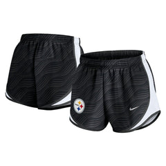 Pittsburgh Steelers Women's Tempo Dri-FIT Shorts Anthracite - Nike