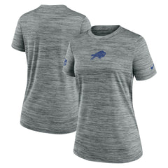 Buffalo Bills Women's Sideline Velocity Dri-FIT T-Shirt Gray - Nike