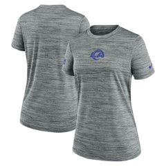 Los Angeles Rams Women's Sideline Velocity Dri-FIT T-Shirt Gray - Nike