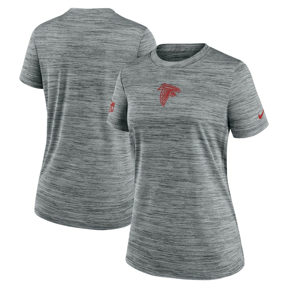 Atlanta Falcons Women's Sideline Velocity Dri-FIT T-Shirt Gray - Nike