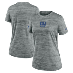 New York Giants Women's Sideline Velocity Dri-FIT T-Shirt Gray - Nike