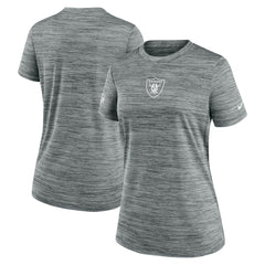 Las Vegas Raiders Women's Sideline Velocity Dri-FIT T-Shirt Gray - Nike