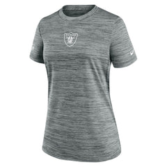 Las Vegas Raiders Women's Sideline Velocity Dri-FIT T-Shirt Gray - Nike