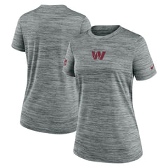 Washington Commanders Women's Sideline Velocity Dri-FIT T-Shirt Gray - Nike