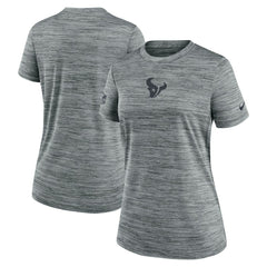 Houston Texans Women's Sideline Velocity Dri-FIT T-Shirt Gray - Nike