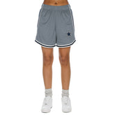 Dallas Cowboys New Era Women's Sport Classics Mesh Shorts Silver/Navy - NFL