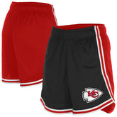 Kansas City Chiefs New Era Women's Sport Classics Mesh Shorts Black/Red - NFL