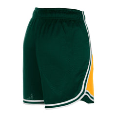 Green Bay Packers New Era Women's Sport Classics Mesh Shorts Gold/Green - NFL