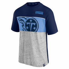 Tennessee Titans Colorblock T-Shirt Navy - Fanatics