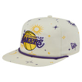 New Era - Los Angeles Lakers Lunar Golfer Snapback Hat - Cream
