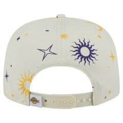 New Era - Los Angeles Lakers Lunar Golfer Snapback Hat - Cream