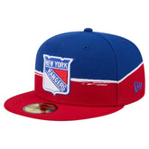New York Rangers New Era Vintage Color Dip 59FIFTY Fitted Hat Red/Royal
