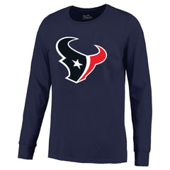 C.J. Stroud Houston Texans Majestic Threads Name & Number Non-Distressed Long Sleeve T-Shirt Navy - NFL