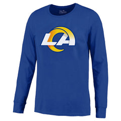 Puka Nacua Los Angeles Rams Majestic Threads Name & Number Non-Distressed Long Sleeve T-Shirt Royal - NFL