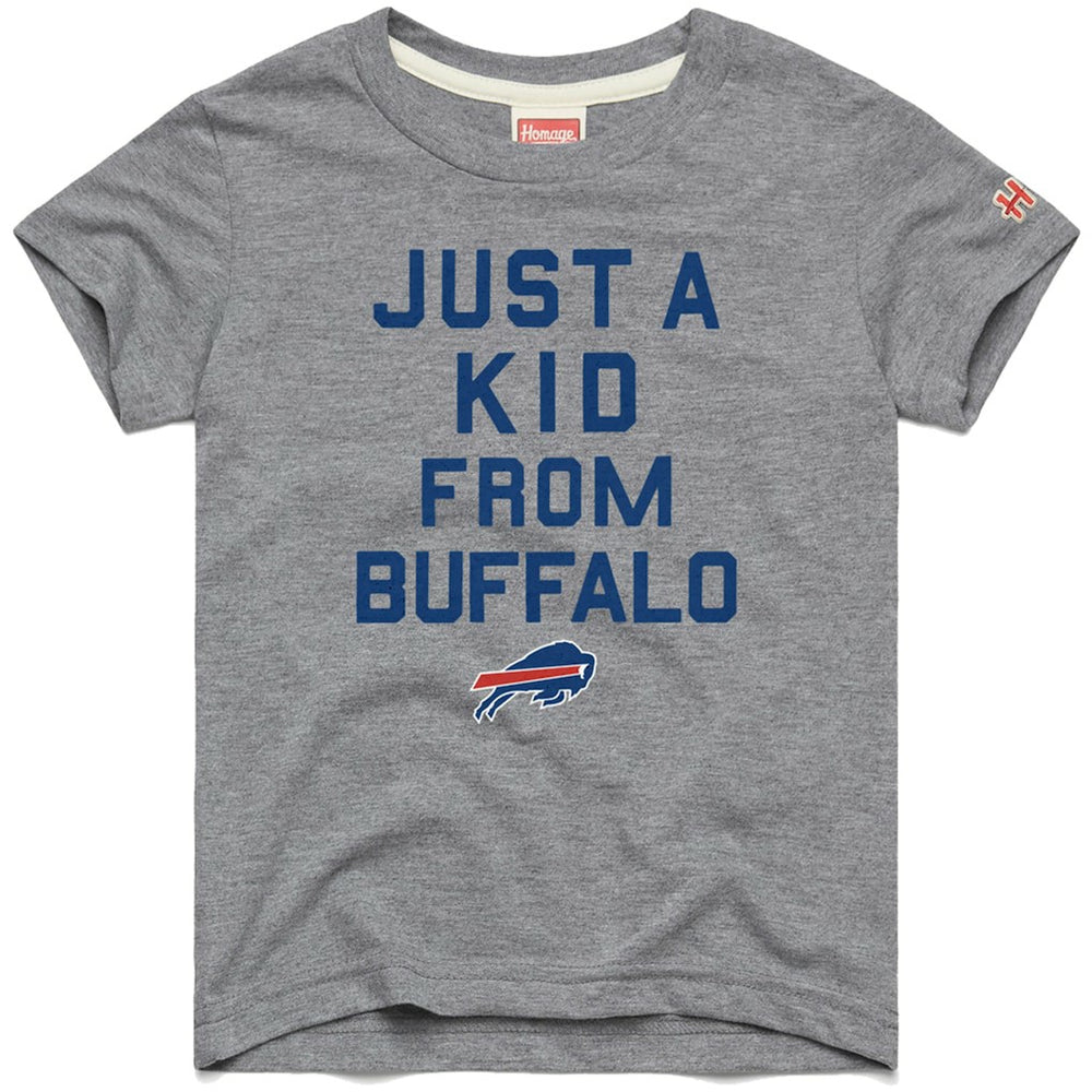 Buffalo Bills Homage Youth Just a Kid Tri-Blend T-Shirt Gray - NFL