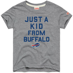 Buffalo Bills Homage Youth Just a Kid Tri-Blend T-Shirt Gray - NFL