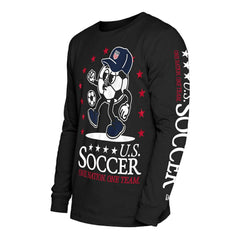 New Era USMNT New Era Old School Sport Long Sleeve T-Shirts - Black