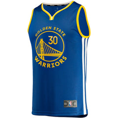 Fanatics - Stephen Curry Golden State Warriors Fast Break Replica Jersey - Icon Editi- Royal