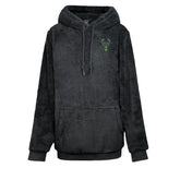 NBA - Milwaukee Bucks The Best Hoodie in the World By Jill Martin Unisex Oversized Lounge Pullover Hoodie - Black
