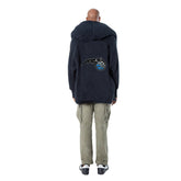 NBA - The Best Lounger in the World By Jill Martin Orlando Magic Unisex Black Oversized Open-Front Hoodie Sweater