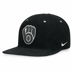 Milwaukee Brewers Nike Pro Corduroy Structured Snapback Hat discount