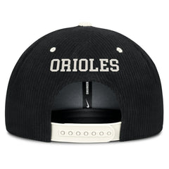 Baltimore Orioles Nike Pro Corduroy Structured Snapback Hat Lifestyle