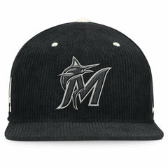 Miami Marlins Nike Pro Corduroy Structured Snapback Hat Lifestyle
