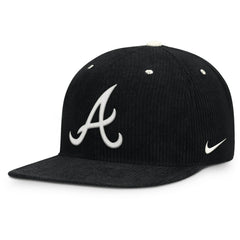 Atlanta Braves Nike Pro Corduroy Structured Snapback Hat for sale
