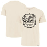 Boston Bruins '47 Poke Check Franklin T-Shirt Cream