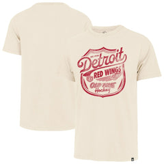Detroit Red Wings - '47 Poke Check Franklin T-Shirt Cream