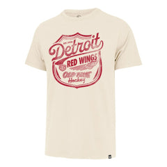 Detroit Red Wings - '47 Poke Check Franklin T-Shirt Cream