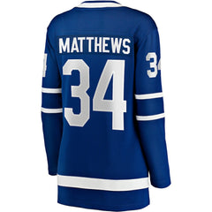 Auston Matthews Toronto Maple Leafs - Fanatics Women's Captain Patch Home Breakaway Player Jersey Blue