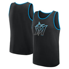 Miami Marlins Logo Athletic Unmatched Success Tank Top Clearance
