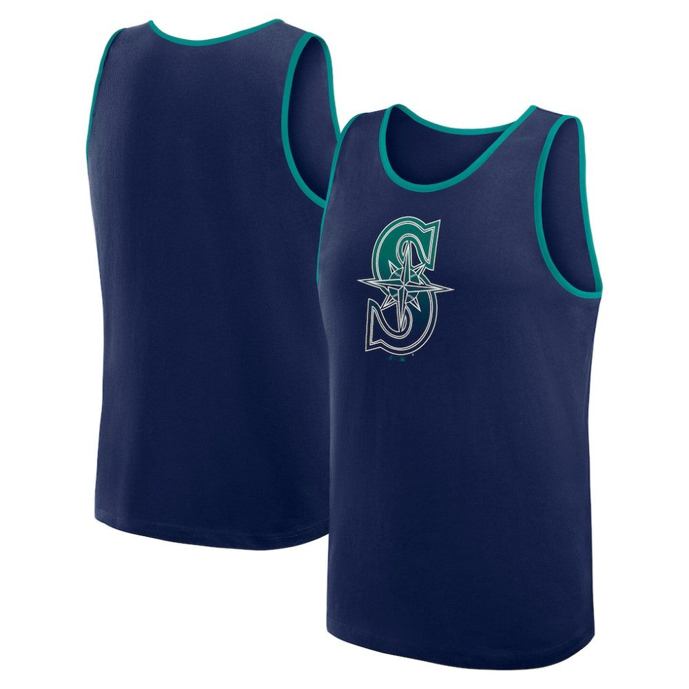 Seattle Mariners Logo Athletic Unmatched Success Tank Top On Sale