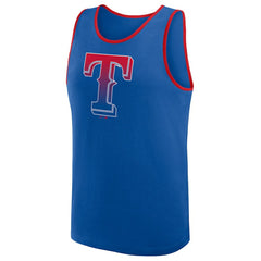Texas Rangers Logo Athletic Unmatched Success Tank Top On Sale