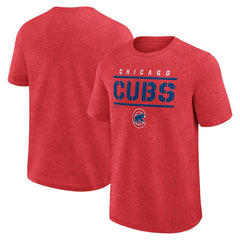 Chicago Cubs Logo Athletic Top Notch T-Shirt On Sale