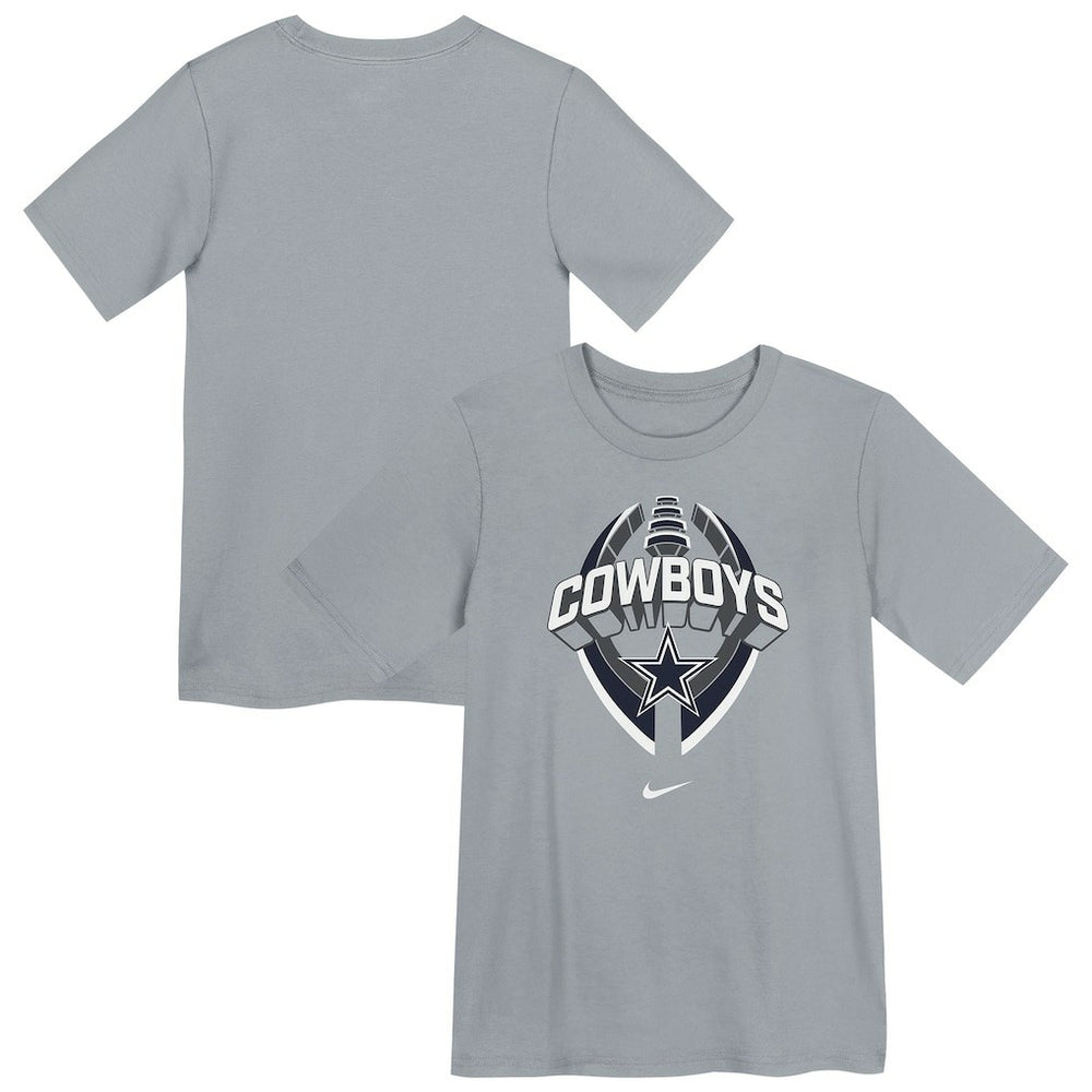 Dallas Cowboys Preschool Icon Legend Dri-FIT T-Shirt Gray - Nike