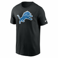 Detroit Lions Primetime Logo Essential T-Shirt Black - Nike