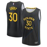 Fanatics - Stephen Curry Golden State Warriors Fast Break Replica Player Jersey - Statement Editi- Black