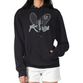 Los Angeles Kings - G-III 4Her by Carl Banks Women's Animal Print Heart Fleece Pullover Hoodie Black