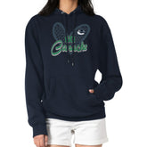 Vancouver Canucks - G-III 4Her by Carl Banks Women's Animal Print Heart Fleece Pullover Hoodie Navy