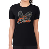 Anaheim Ducks - G-III 4Her by Carl Banks Women's Super-Slim Fit Lightweight Animal Print Heart T-Shirt Black