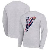 Florida Panthers - Starter Color Scratch Pullover Sweatshirt Heather Gray