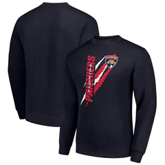 Florida Panthers - Starter Color Scratch Pullover Sweatshirt Navy