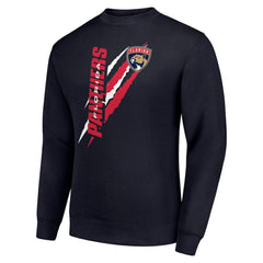 Florida Panthers - Starter Color Scratch Pullover Sweatshirt Navy