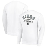 Los Angeles Kings - Starter Stick And Puck Logo Fleece Pullover Sweatshirt White