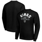 Los Angeles Kings - Starter Stick And Puck Logo Fleece Pullover Sweatshirt Black