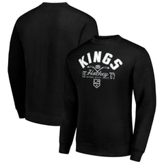 Los Angeles Kings - Starter Stick And Puck Logo Fleece Pullover Sweatshirt Black