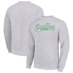 Dallas Stars - Starter Tailsweep City Pullover Sweatshirt Heather Gray