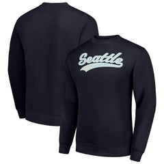 Seattle Kraken Starter Tailsweep City Pullover Sweatshirt Navy